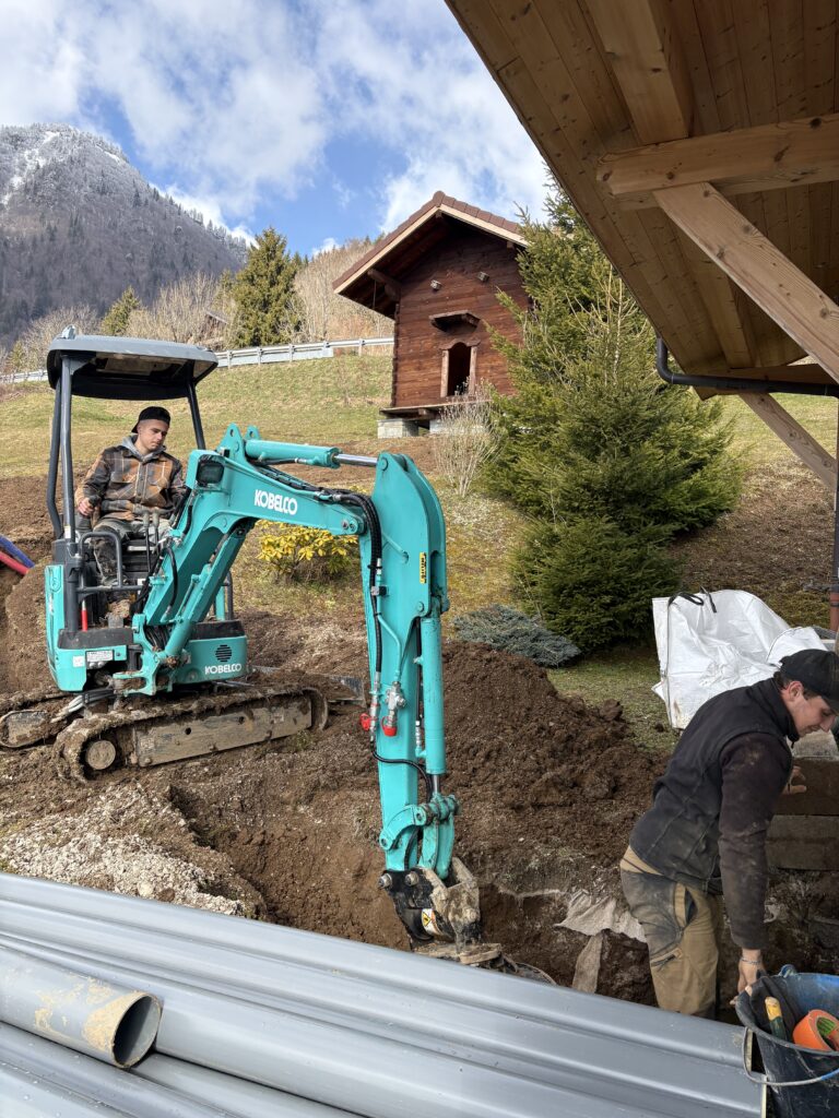 Chantier de raccordement