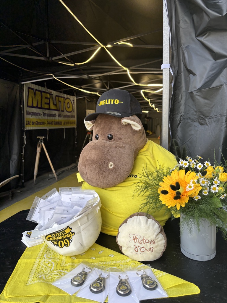 Mascotte décorée pour les 60 ans