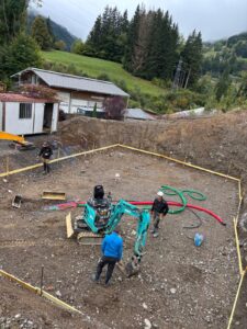 Soubassement chalet